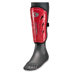 soccer shin guards Red