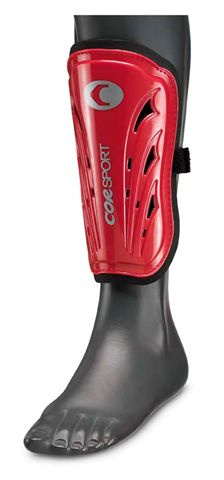 soccer shin guards Red