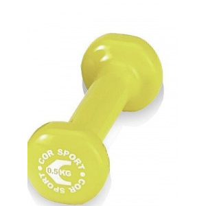 Vinyl dip dumbbell 1 kg pair