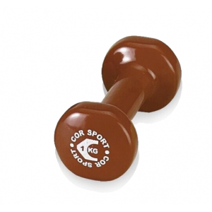 Vinyl dip dumbbell 2 kg pair