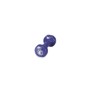 Vinyl dip dumbbell 4 kg pair