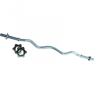 Curled bar 120 cm with screws