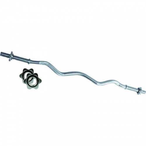 Curled bar 120 cm with screws